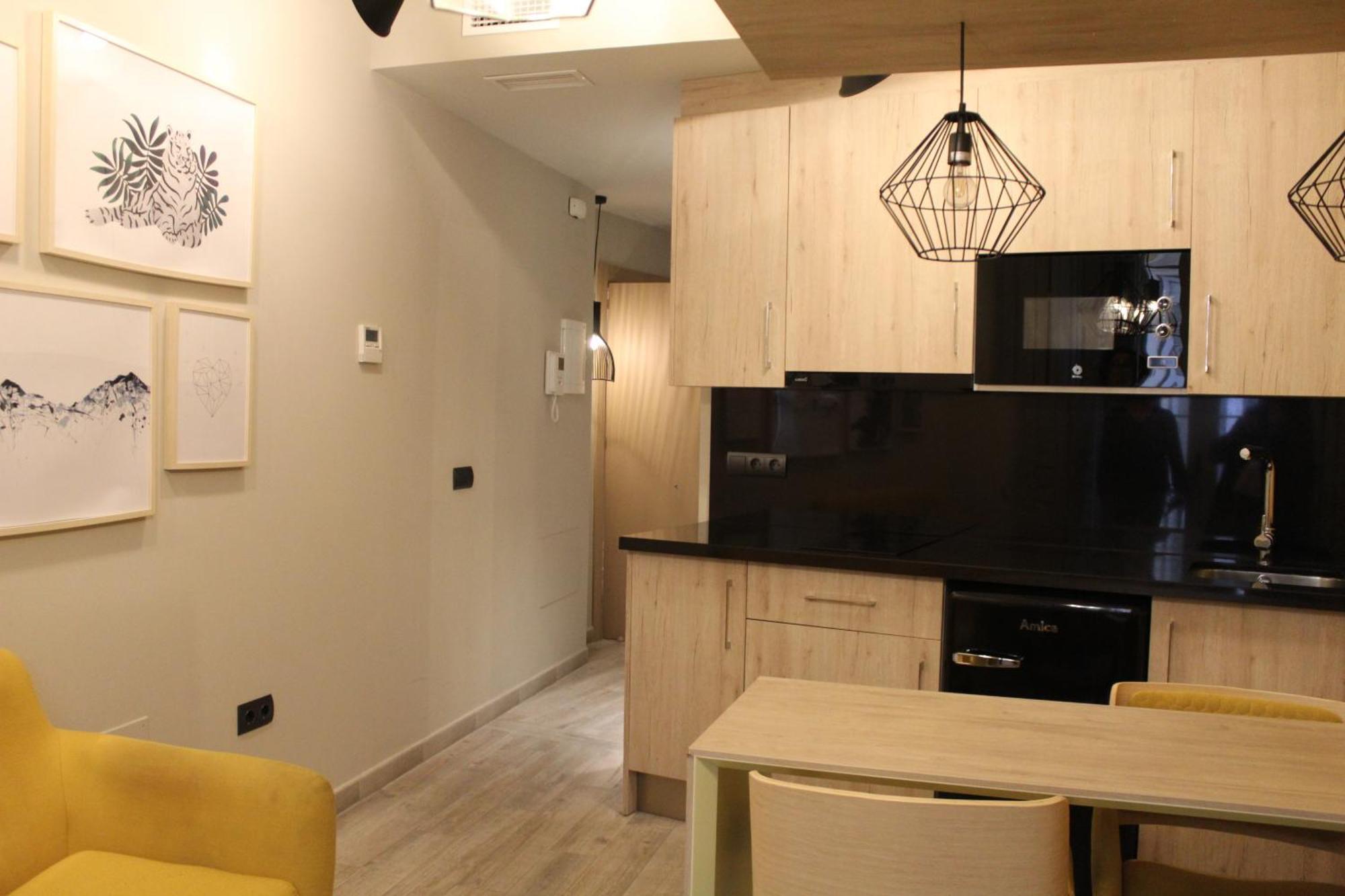 Apartamentos Gibralfaro Centro مالقة الغرفة الصورة
